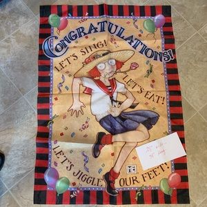 Mary Engelbreit Celebration House Flag